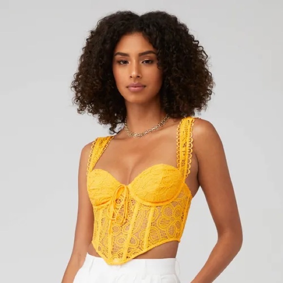 Brand New For Love and Lemons Sammie Crop Top - Picture 1 of 1